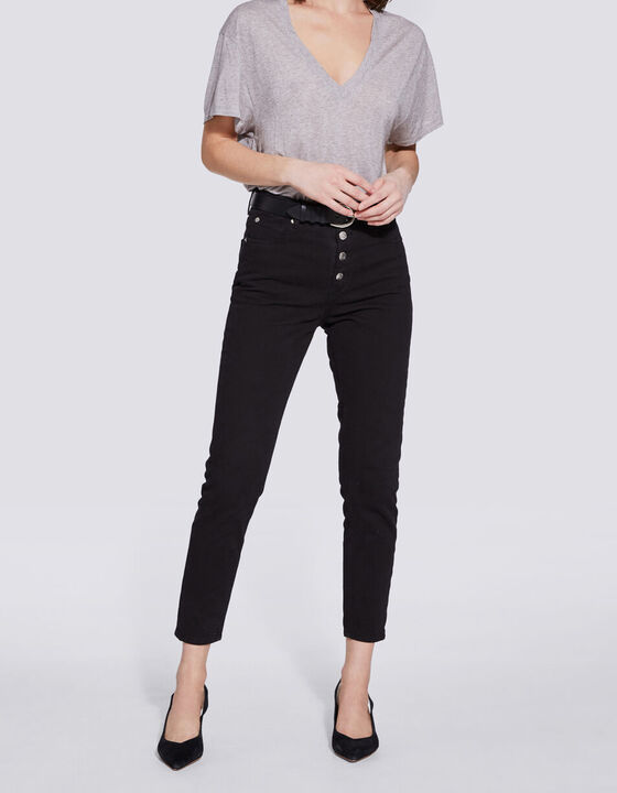 RAMAZA RELAXED V NECK T SHIRT